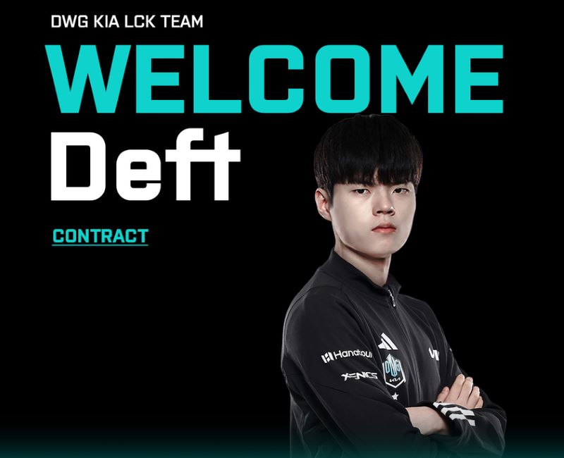 đội tuyển DK chào mừng Deft gia nhập đội giải LMHT 2023 tới