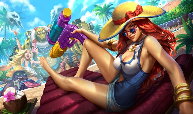 Tướng LMHT Miss Fortune top 2 - 17 skin