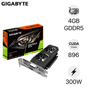  VGA Gigabyte Geforce GTX1650 OC Low Profile 4G 2 Fan 